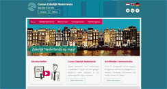 Desktop Screenshot of cursuszakelijknederlands.nl